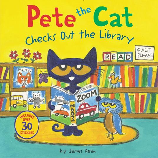 Pete the Cat Checks Out the Library - James Dean,Kimberly Dean - ebook