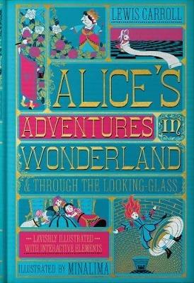Alice's Adventures in Wonderland (MinaLima Edition): (Illustrated with Interactive Elements) - Lewis Carroll - cover