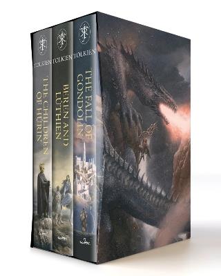 Great Tales of Middle-Earth Box Set: The Children of Húrin, Beren and Lúthien, the Fall of Gondolin - J R R Tolkien,Christopher Tolkien - cover