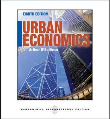 Urban economics - Arthur O'Sullivan - copertina