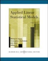 Applied Linear Statistical Models (Int'l Ed) - Michael H. Kutner,John Neter,Christopher J. Nachtsheim - cover