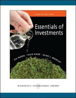 Essentials of investements - Zvi Bodie,Alex Kane,Alan J. Marcus - copertina