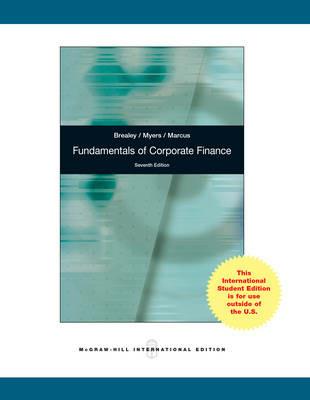 Fundamentals of corporate finance - Richard A. Brealey - copertina