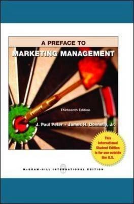 Preface to marketing management - J. Paul Peter,James H. jr. Donnelly - copertina