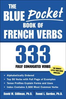 The Blue Pocket Book of French Verbs - David Stillman,Ronni Gordon - cover
