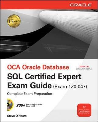 OCA Oracle database SQL certified expert exam guide (exam 1Z0-047) - Steve O'Hearn - copertina
