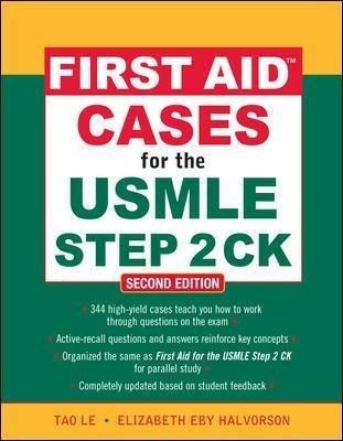 First aid cases for the USMLE step 2 CK - Le Tao,Elizabeth Halvorson - copertina