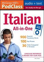 Mcgraw-Hill's podclass italian all-in-one: language reference & review for your iPod. Con CD Audio