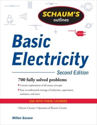Schaum's Outline of Basic Electricity, Second Edition - Milton Gussow - cover