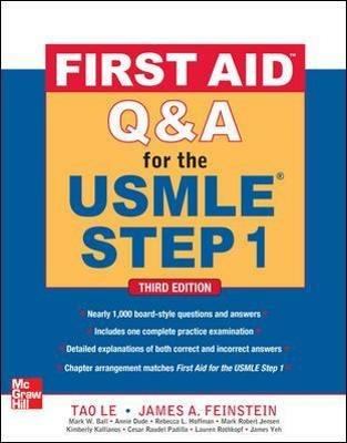 First aid Q&A for the USMLE step 1 - Le Tao,James Feinstein - copertina