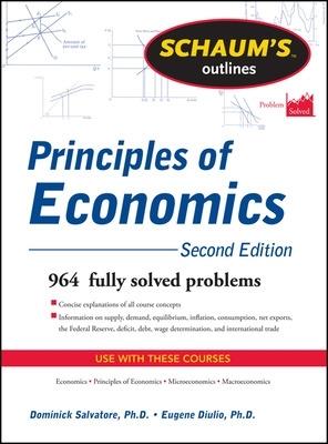 Schaum's Outline of Principles of Economics - Dominick Salvatore,Eugene Diulio - cover