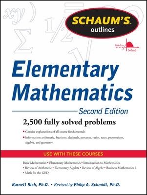 Schaum's Outline of Review of Elementary Mathematics - Philip Schmidt,Barnett Rich - cover