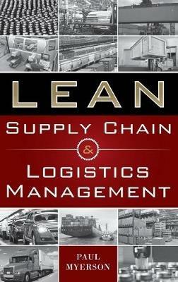 Lean supply chain and logistics management - Paul Myerson - copertina