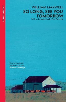 So Long, See You Tomorrow - William Maxwell - cover