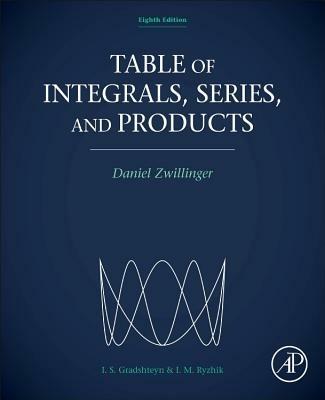 Table of Integrals, Series, and Products - cover