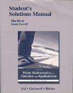 Student's Solutions Manual for Finite Mathematics and Calculus with Applications
