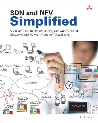 SDN and NFV Simplified: A Visual Guide to Understanding Software Defined Networks and Network Function Virtualization - Jim Doherty - cover