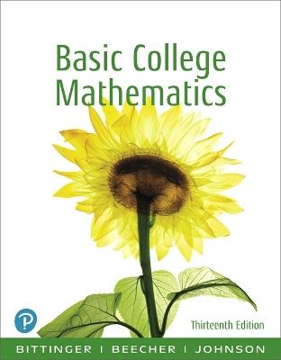 Basic College Mathematics - Marvin Bittinger,Judith Beecher,Barbara Johnson - cover