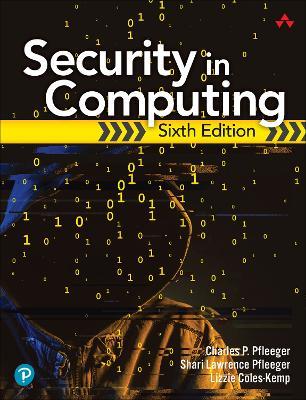 Security in Computing - Charles Pfleeger,Shari Pfleeger,Lizzie Coles-Kemp - cover