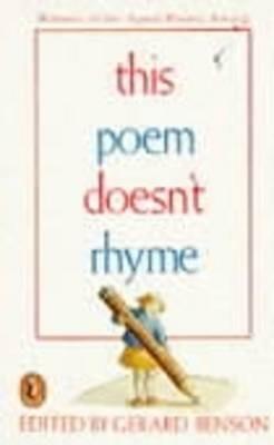This Poem Doesn't Rhyme - cover