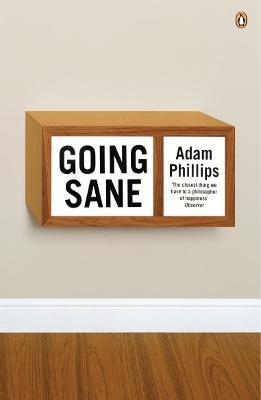 Going Sane - Adam Phillips - cover