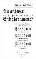 An Answer to the Question: 'What is Enlightenment?' - Immanuel Kant - cover