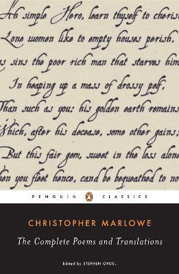 Complete Poems and Translations - Christopher Marlowe - cover