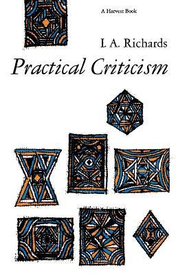 Practical Criticism: A Study of Literary Judgment - I a Richards - cover