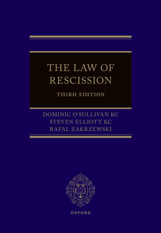 The Law of Rescission