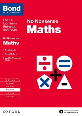 Bond: Maths: No Nonsense: 7-8 years - Sarah Lindsay,Bond 11+ - cover