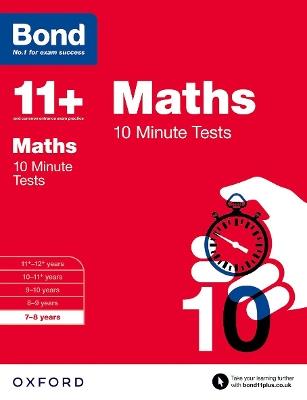 Bond 11+: Maths: 10 Minute Tests: 7-8 years - Sarah Lindsay,Bond 11+ - cover