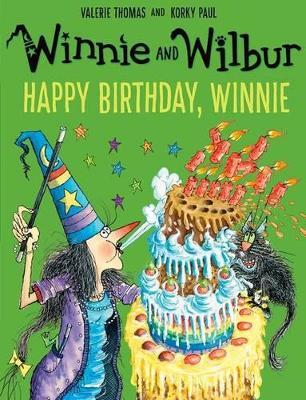 Winnie and Wilbur: Happy Birthday, Winnie - Valerie Thomas - cover