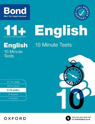 Bond 11+ 10 Minute Tests English 9-10 years: For 11+ GL assessment and Entrance Exams - Sarah Lindsay,Bond 11+ - cover