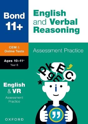 Bond 11+ CEM English & Verbal Reasoning Assessment Papers 10-11 Years (now Cambridge Select Insight) - Michellejoy Hughes,Bond 11+ - cover