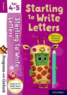 Progress with Oxford: Starting to Write Letters - Sarah Snashall - cover