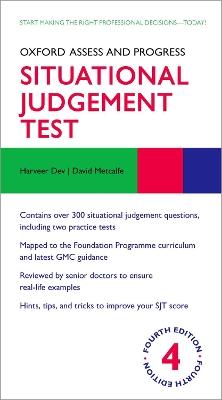 Oxford Assess and Progress: Situational Judgement Test - David Metcalfe,Harveer Dev - cover