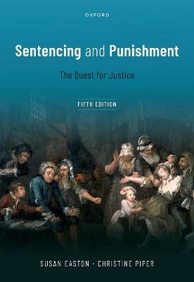 Sentencing and Punishment - Susan Easton,Christine Piper - cover