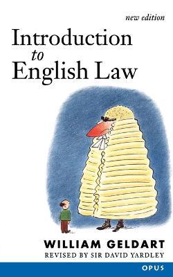 Introduction to English Law - William Geldart - cover