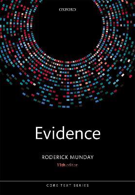 Evidence - Roderick Munday - cover