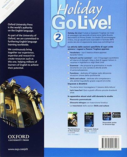 Go live holiday. Student book. Per la Scuola media. Con espansione online. Con CD-Audio. Vol. 2 - 2