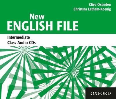 New English File: Intermediate: Class Audio CDs (3) - Clive Oxenden - cover