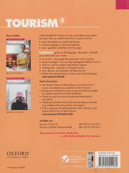 Oxford English for Careers: Tourism 3: Student's Book - Robin Walker,Keith Harding - 2