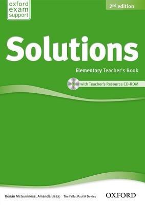 Solutions: Elementary: Teacher's Book and CD-ROM Pack - cover