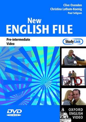 New English File: Pre-Intermediate StudyLink Video: Six-level general English course for adults - Clive Oxenden,Christina Latham-Koenig,Paul Seligson - cover