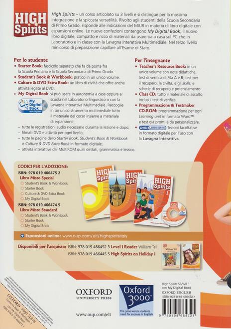  High spirits. Starter-Student's book-Workbook-My digital book-Extra book. Per la Scuola media. Con CD-ROM. Con espansione online -  Philippa Bowen, Denis Delaney - 2