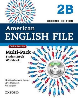 American English File: Level 2: Multipack B with Online Practice and iChecker - cover