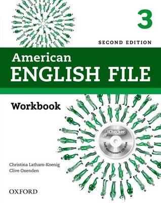 American English File: 3: Workbook with iChecker - cover
