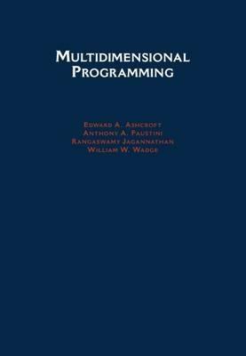 Multidimensional Programming - E. A. Ashcroft,A. A. Faustini,R. Jaggannathan - cover