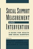 Social Support Measurement and Intervention: A Guide for Health and Social Scientists - cover