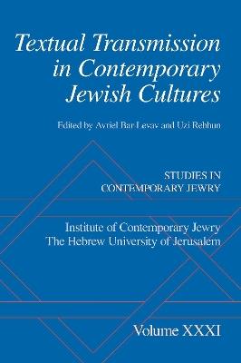 Textual Transmission in Contemporary Jewish Cultures - cover